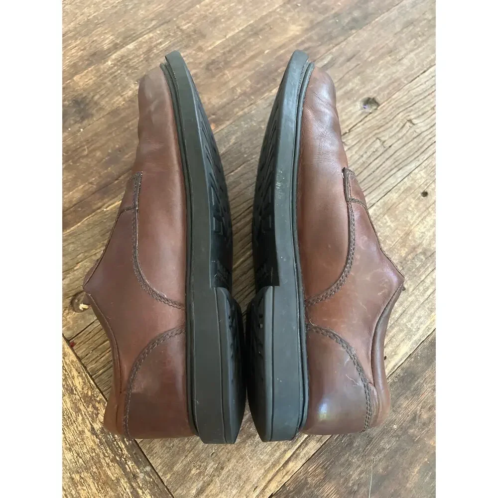Timberland Men's Waterproof Brown Leather Oxford Shoes Size 9 M JL